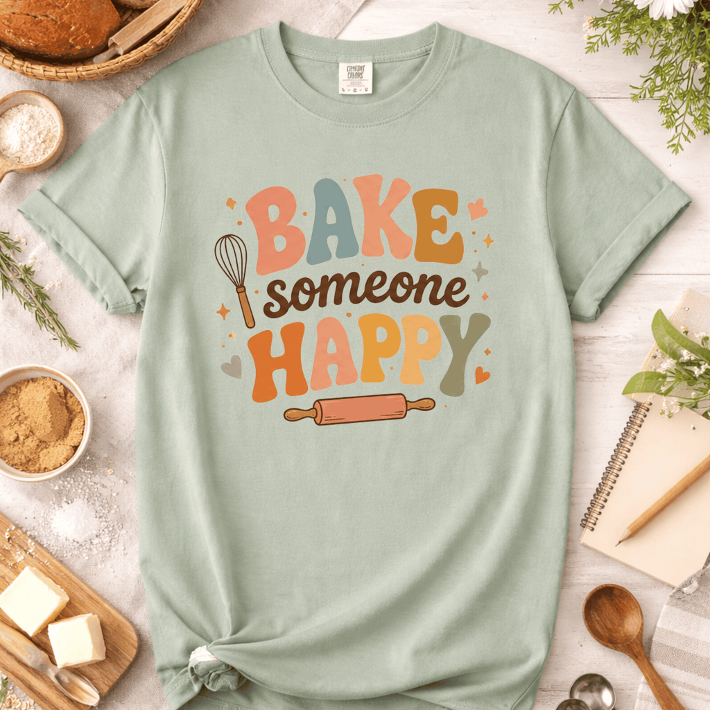 Retro Bake Someone Happy T-Shirt