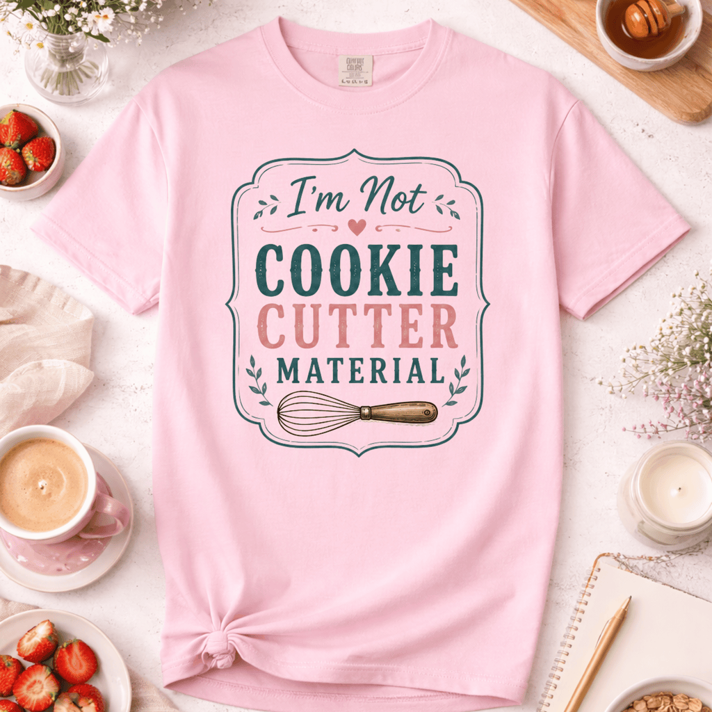 Not Cookie Cutter Material T-shirt