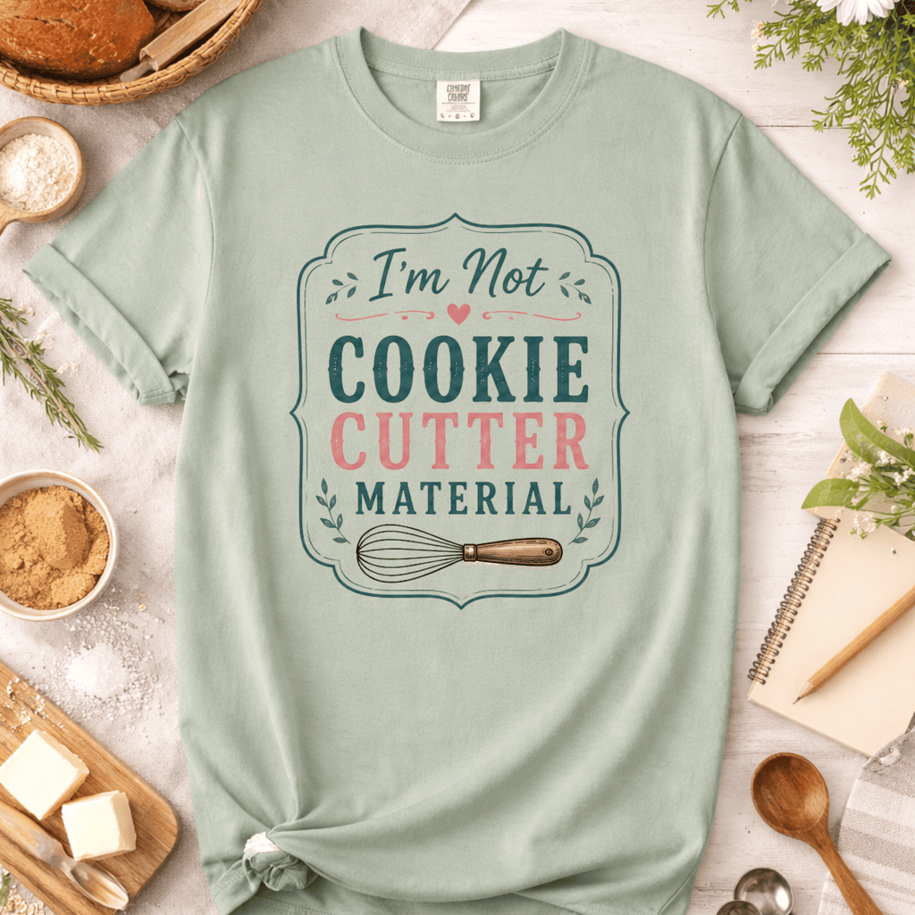 Not Cookie Cutter Material T-shirt