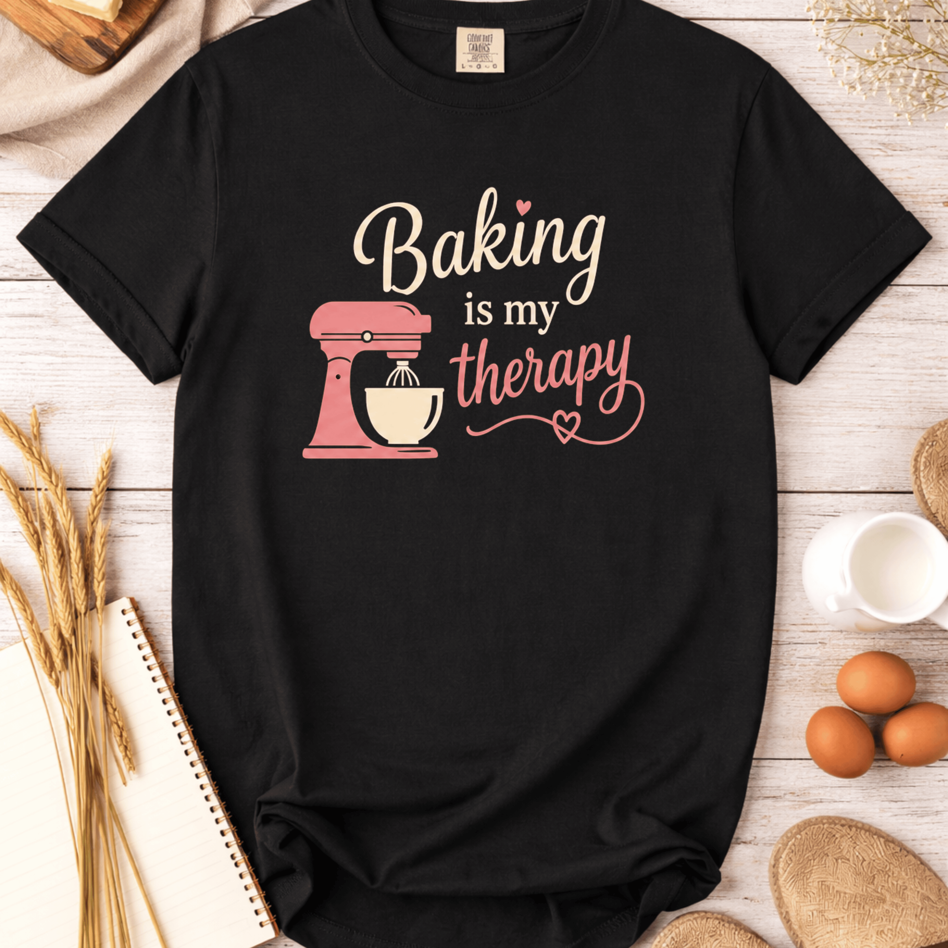 Baking Is My Therapy Mixer T-Shirt