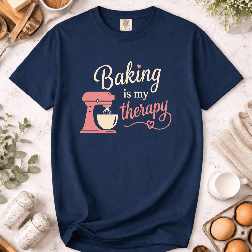 Baking Is My Therapy Mixer T-Shirt