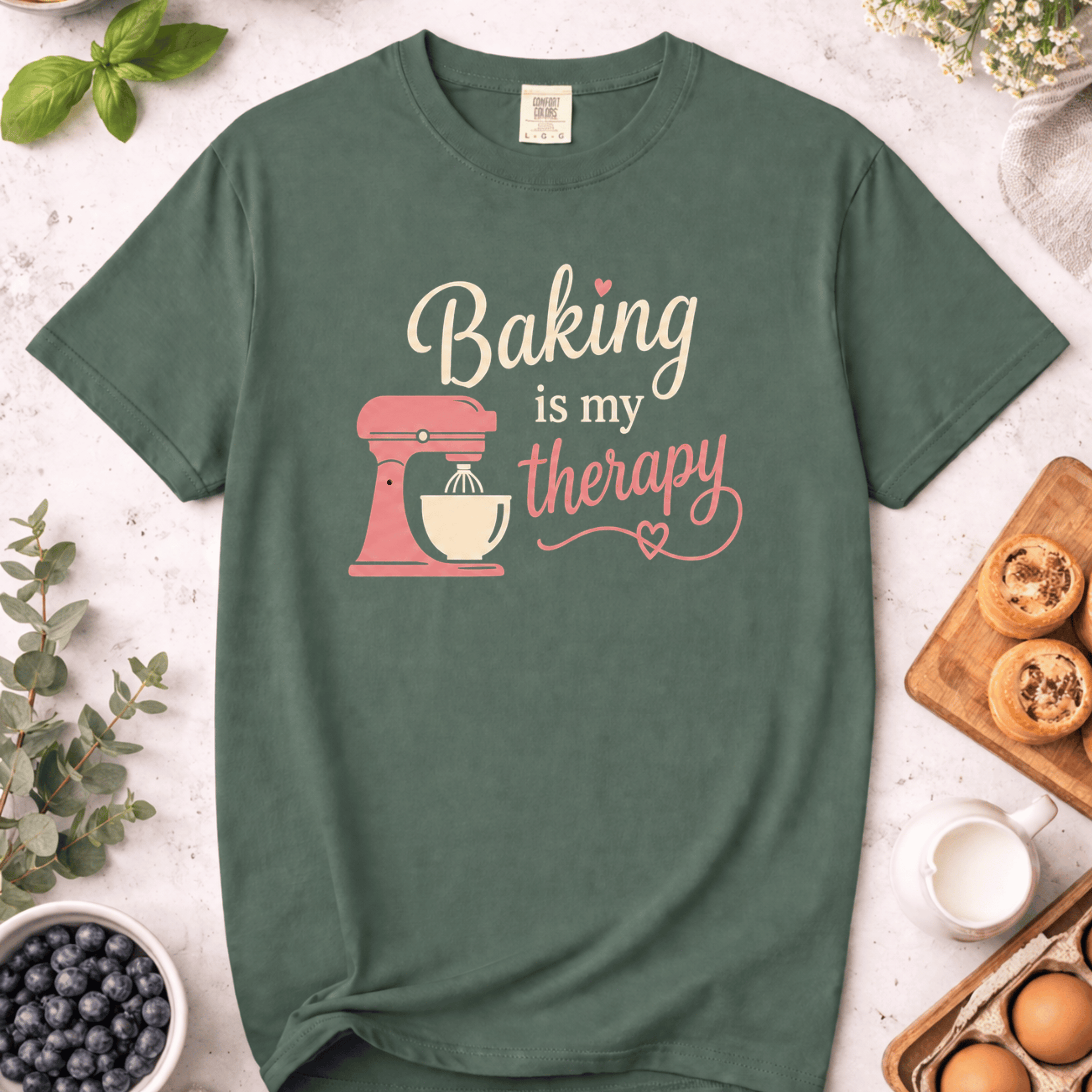 Baking Is My Therapy Mixer T-Shirt