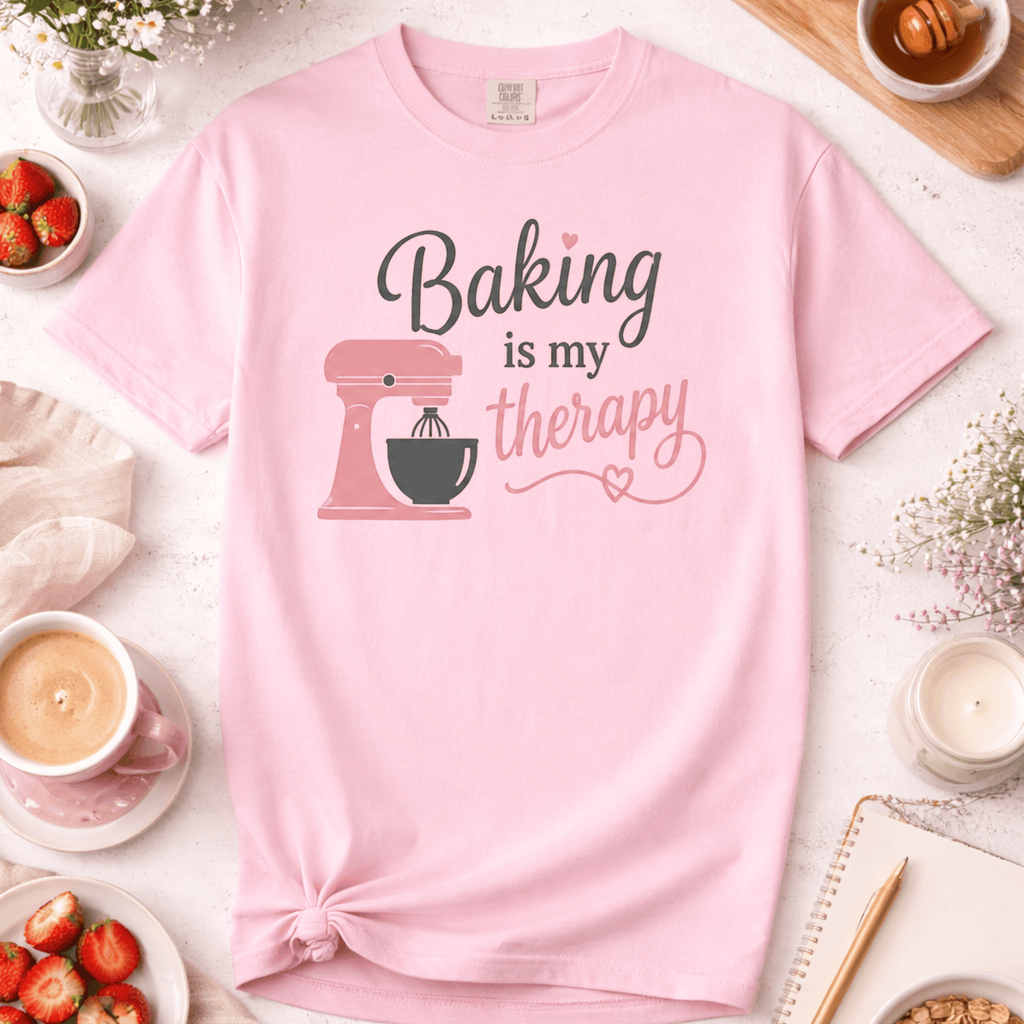 Baking Is My Therapy Mixer T-Shirt