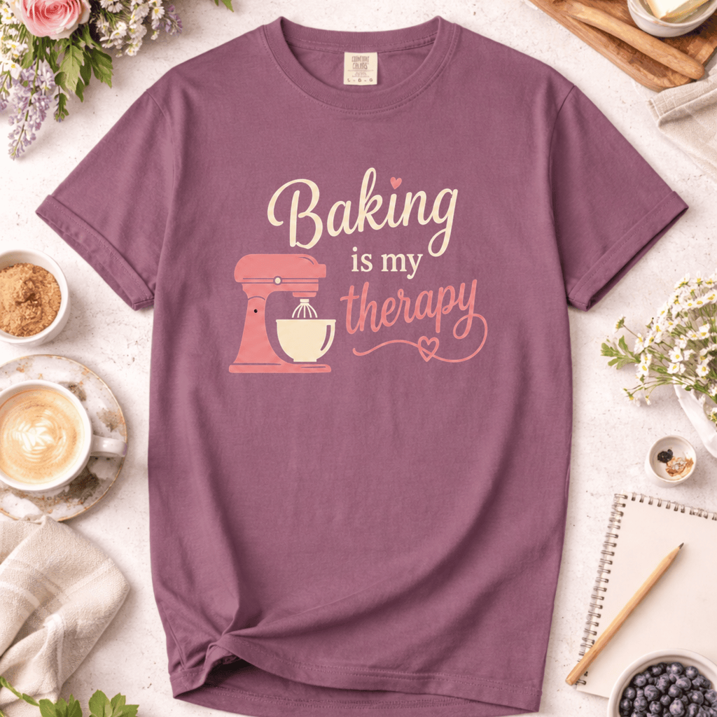 Baking Is My Therapy Mixer T-Shirt