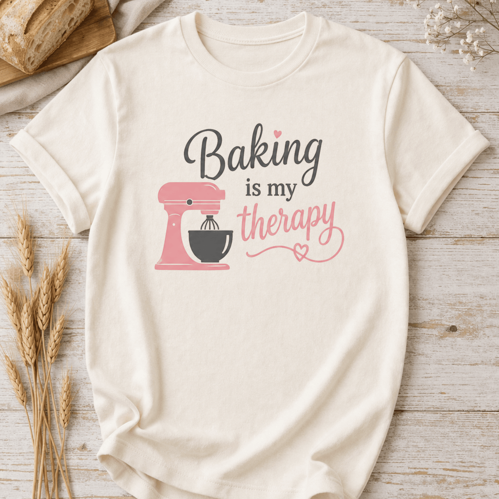 Baking Is My Therapy Mixer T-Shirt