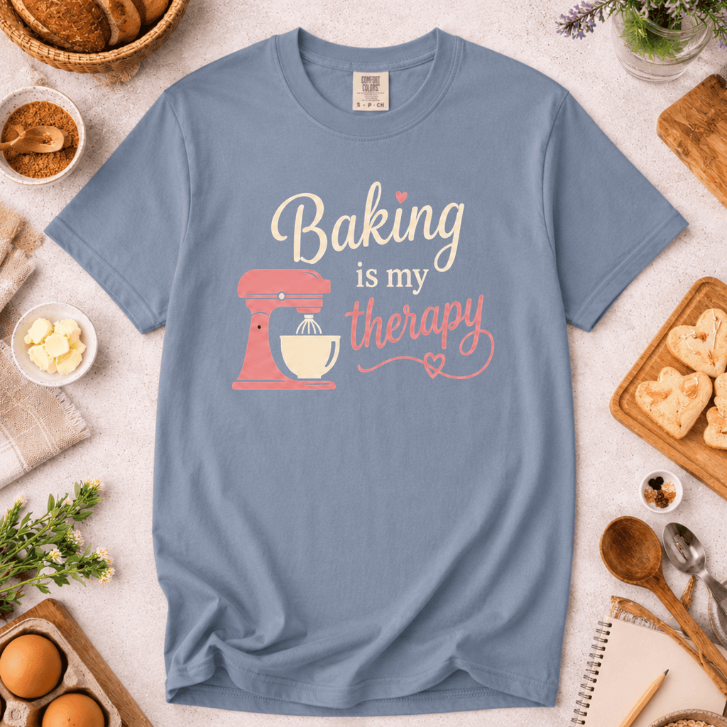 Baking Is My Therapy Mixer T-Shirt