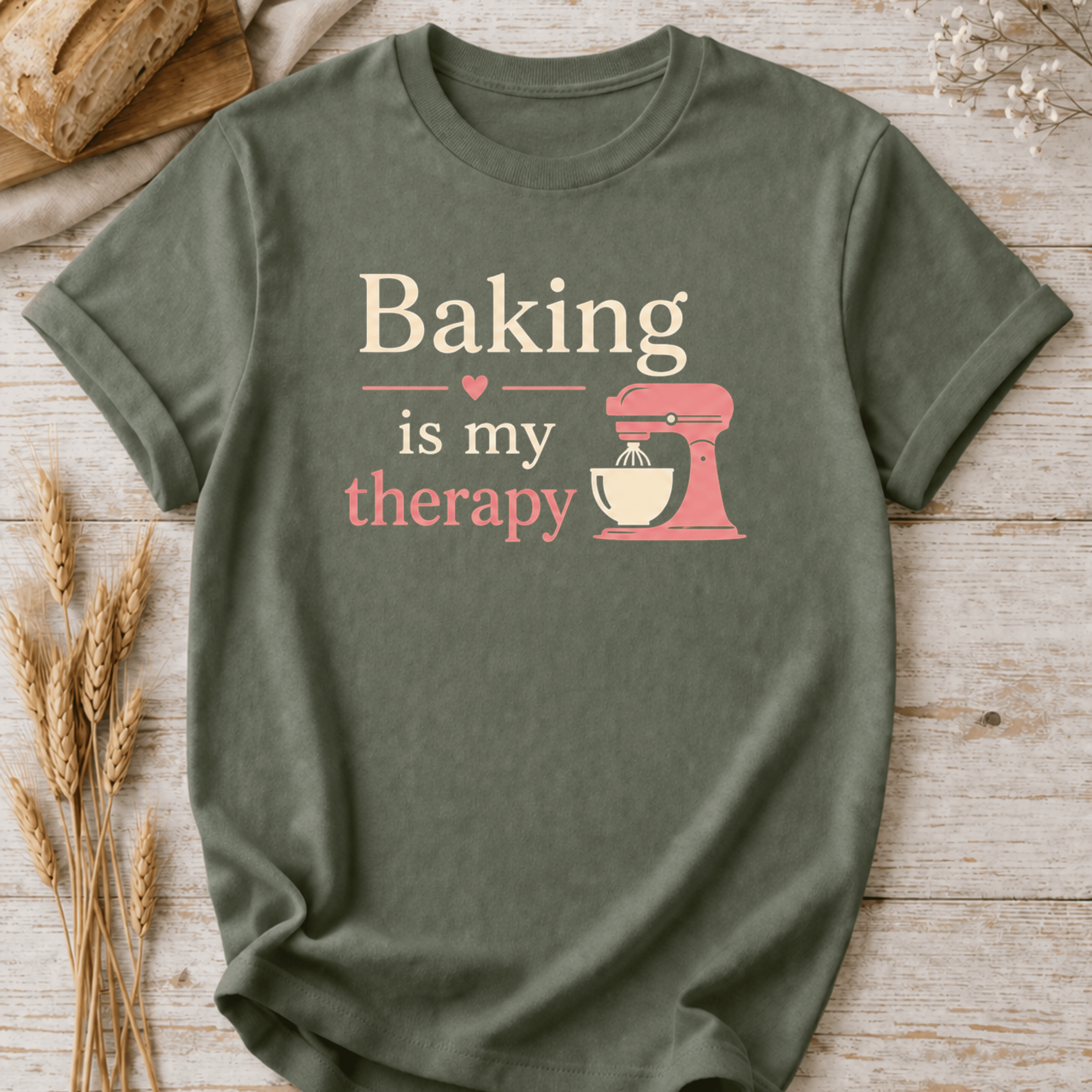 Baking is my therapy T-shirt