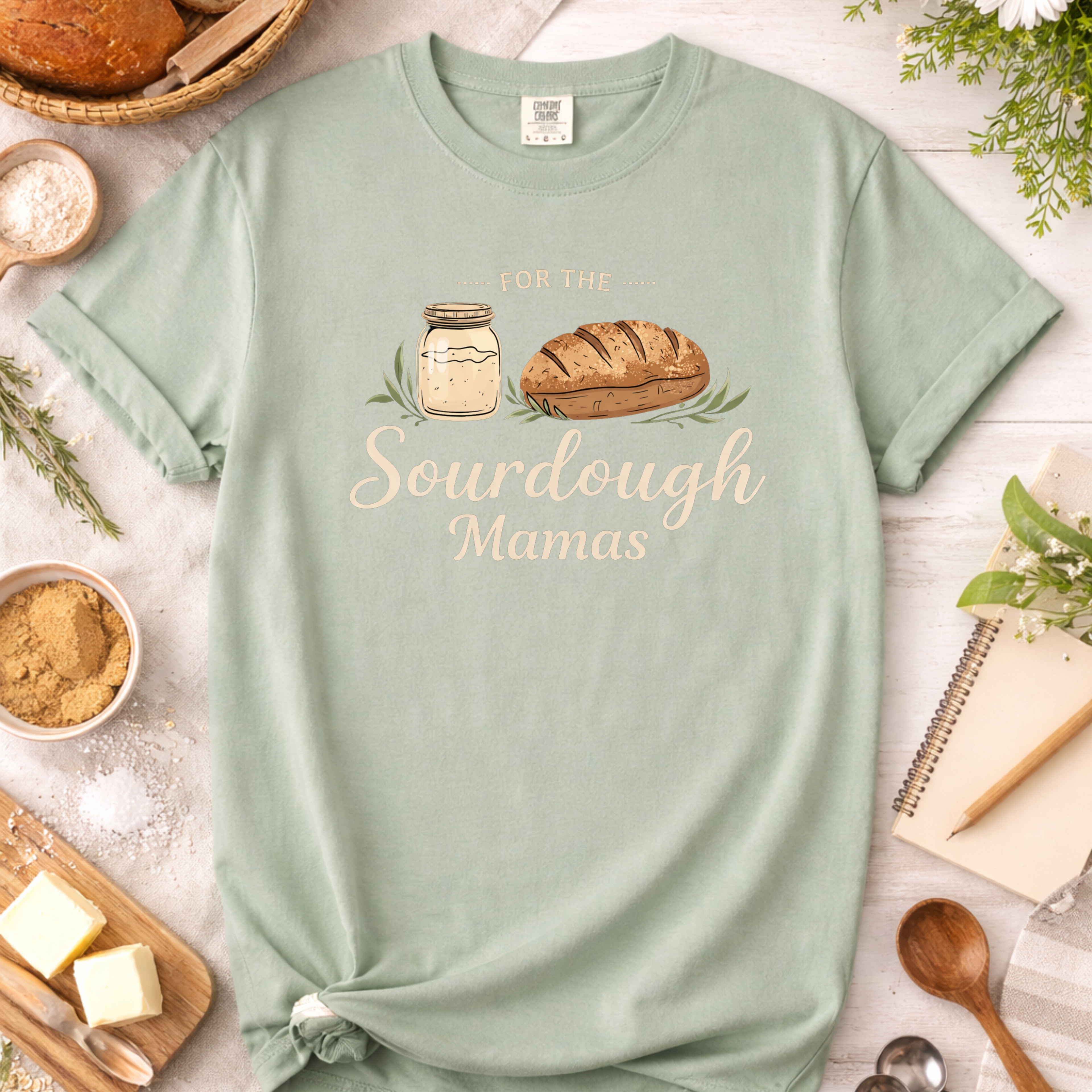 Sourdough Mama T-Shirt — Baking Mom Gift