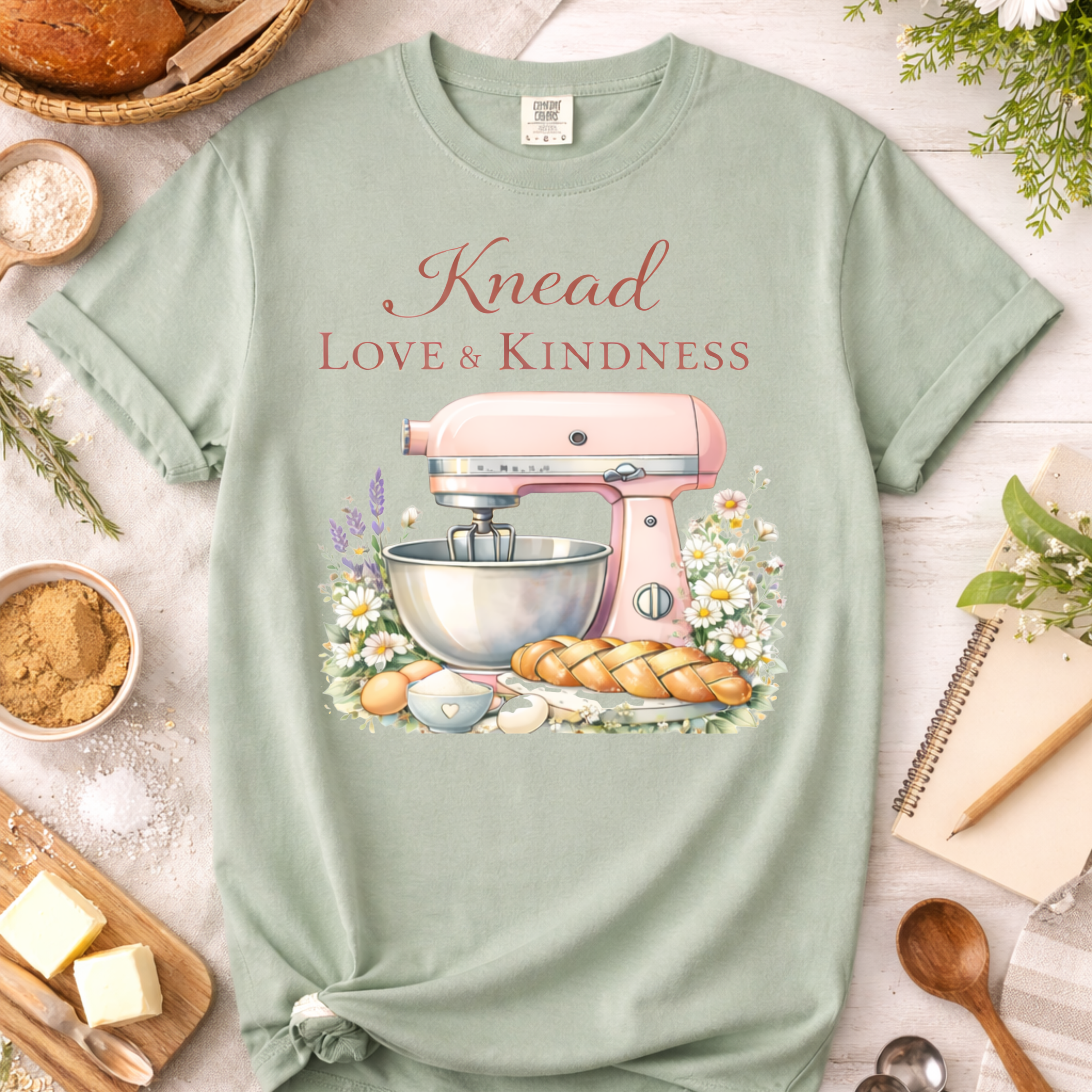 Knead Love and Kindness Baking T-Shirt