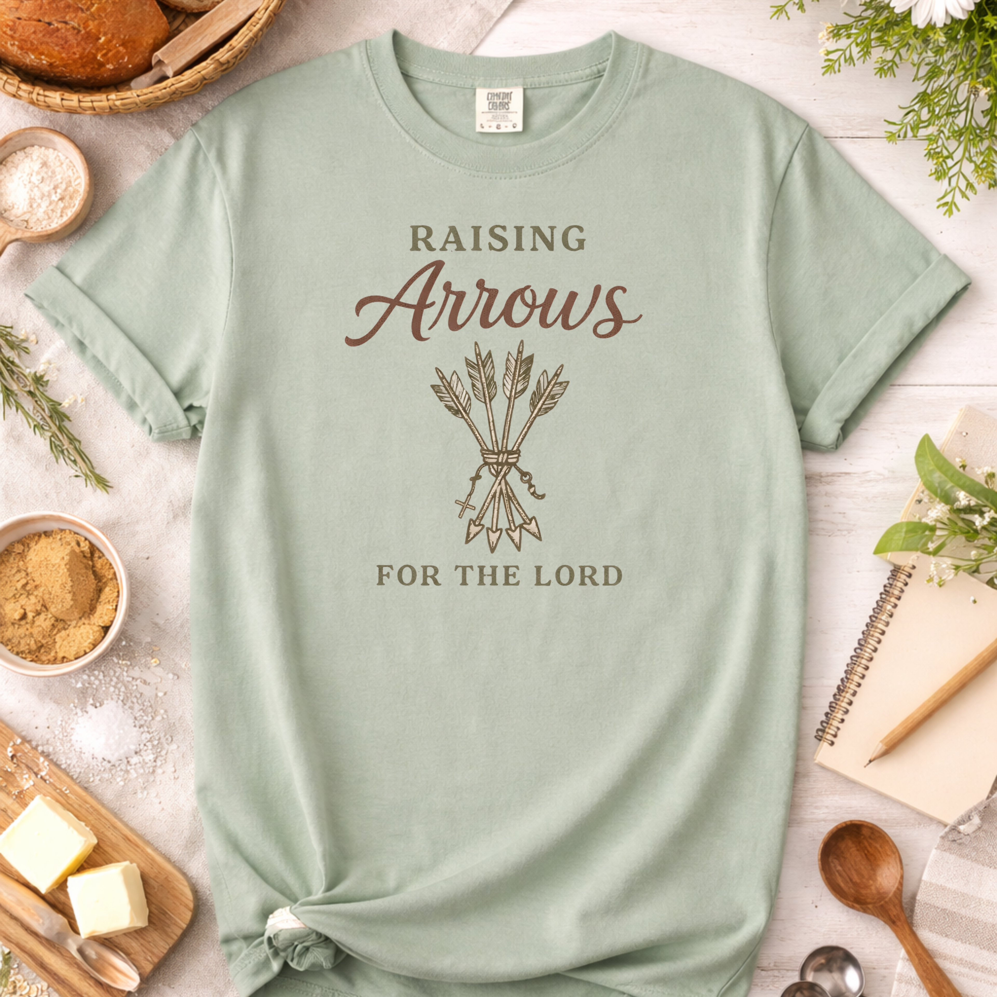 Raising Arrows for the Lord Christian Mom T-Shirt