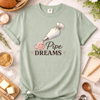 Pipe Dreams Funny Cake Decorating T-Shirt — Cake Decorator Humor Tee