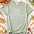 Blessed Mama Bakes Line Drawn Shirt