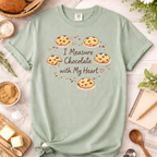 I Measure Chocolate with My Heart — Funny Baking Shirt for Bakers