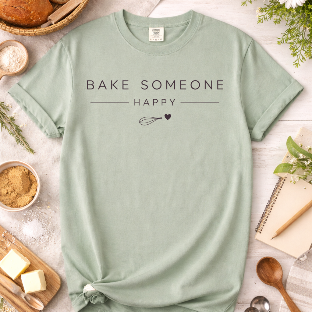 Bake Someone Happy T-Shirt — Baking Shirt