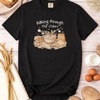 Baking Through the Chaos Mom T-Shirt — Funny Baking Mom Tee