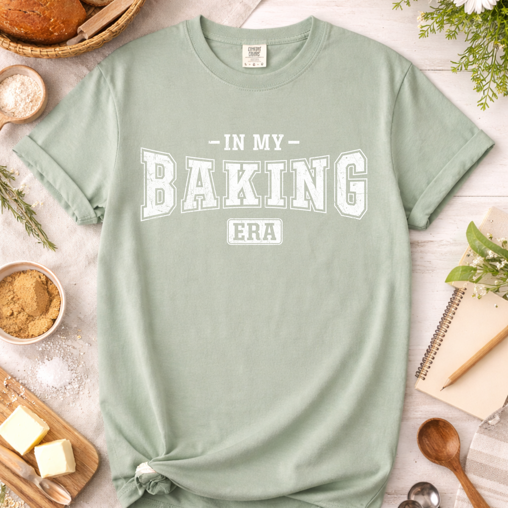 In My Baking Era T-Shirt — Funny Baker Shirt for Home Bakers & Baking Lovers