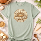 Baking Mom T-Shirt — Simple Life, Fresh Bread, Full Heart