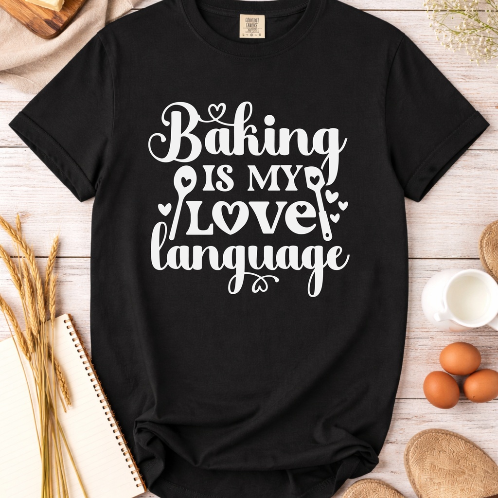 Baking Is My Love Language T-Shirt — Cute Baker Gift