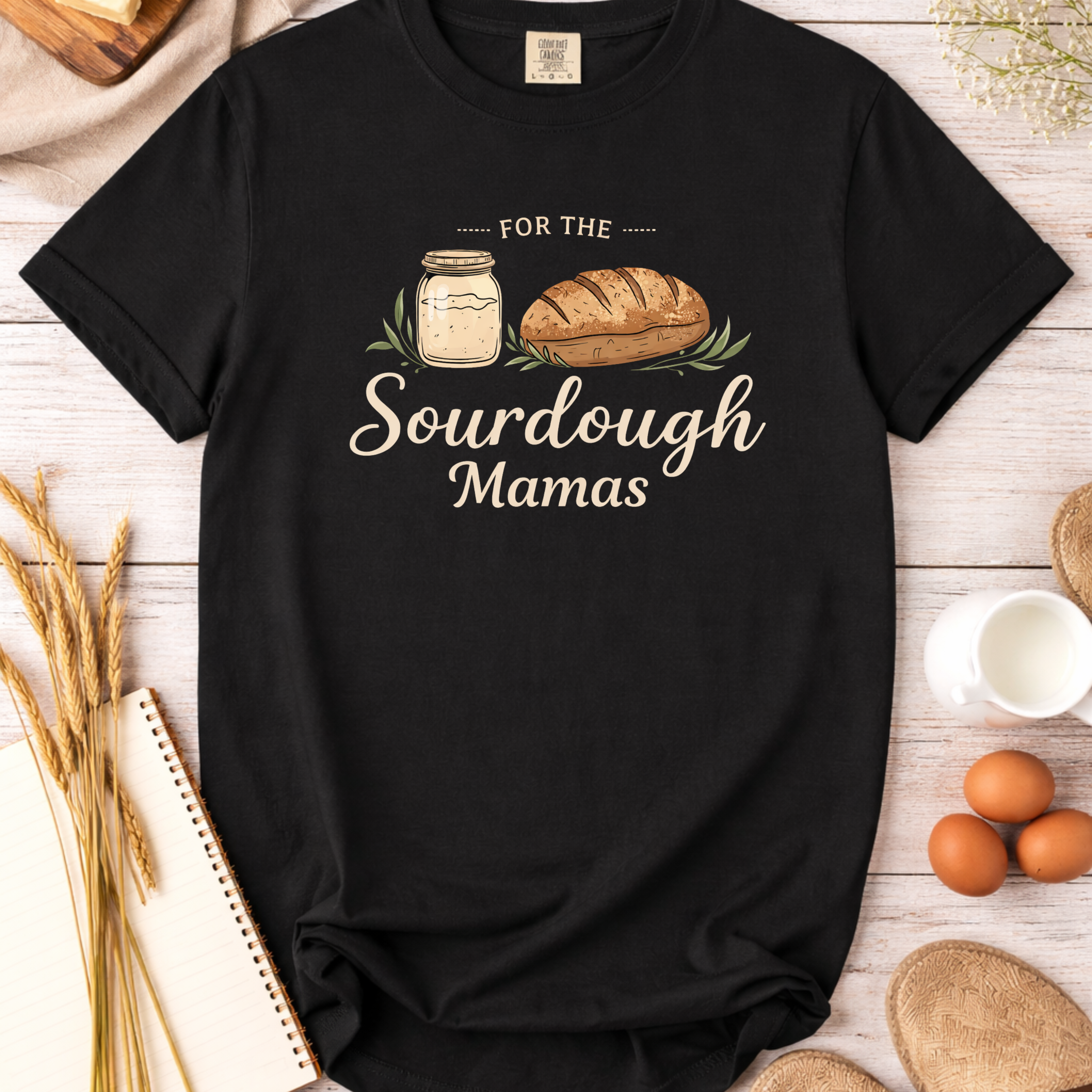 Sourdough Mama T-Shirt — Baking Mom Gift