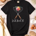 Just Beat It Baking Whisk T-Shirt — Funny Baking Humor Tee