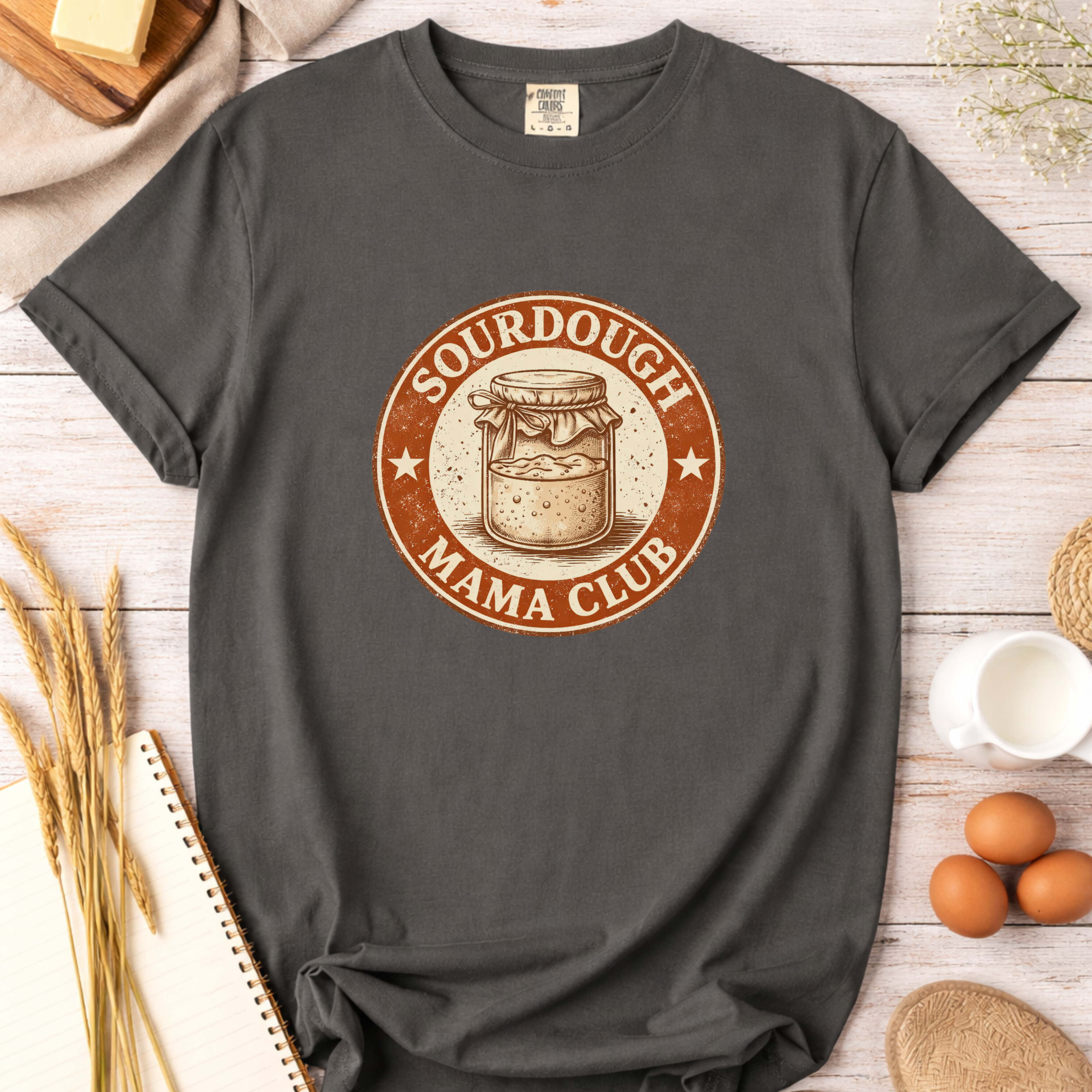 Sourdough Mama Club T-Shirt — Baker Mom Gift