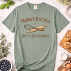 Mama's Kitchen God's Blessings Christian Mom T-Shirt