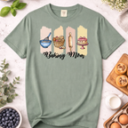 Baking Mom Paint Brush Graphic T-Shirt
