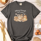 Baking Through the Chaos Mom T-Shirt — Funny Baking Mom Tee
