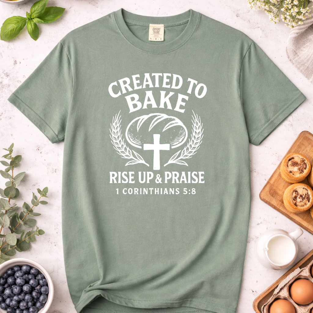 Created to Bake Christian T-shirt