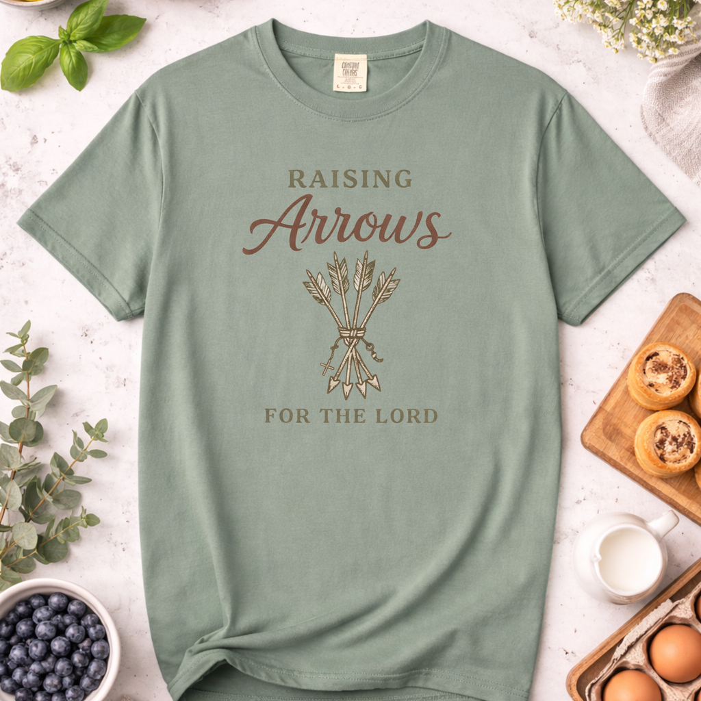Raising Arrows for the Lord Christian Mom T-Shirt