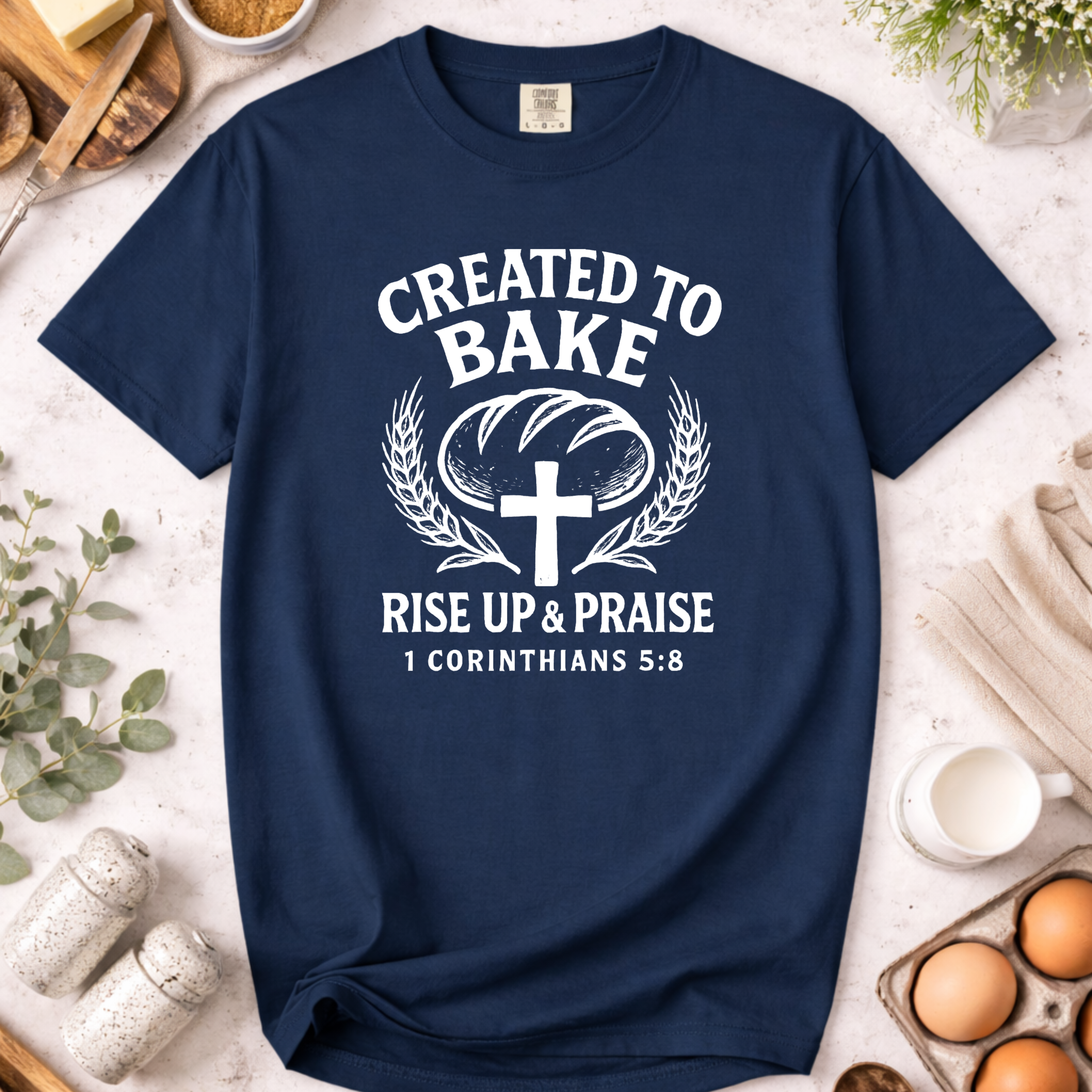 Created to Bake Christian T-shirt