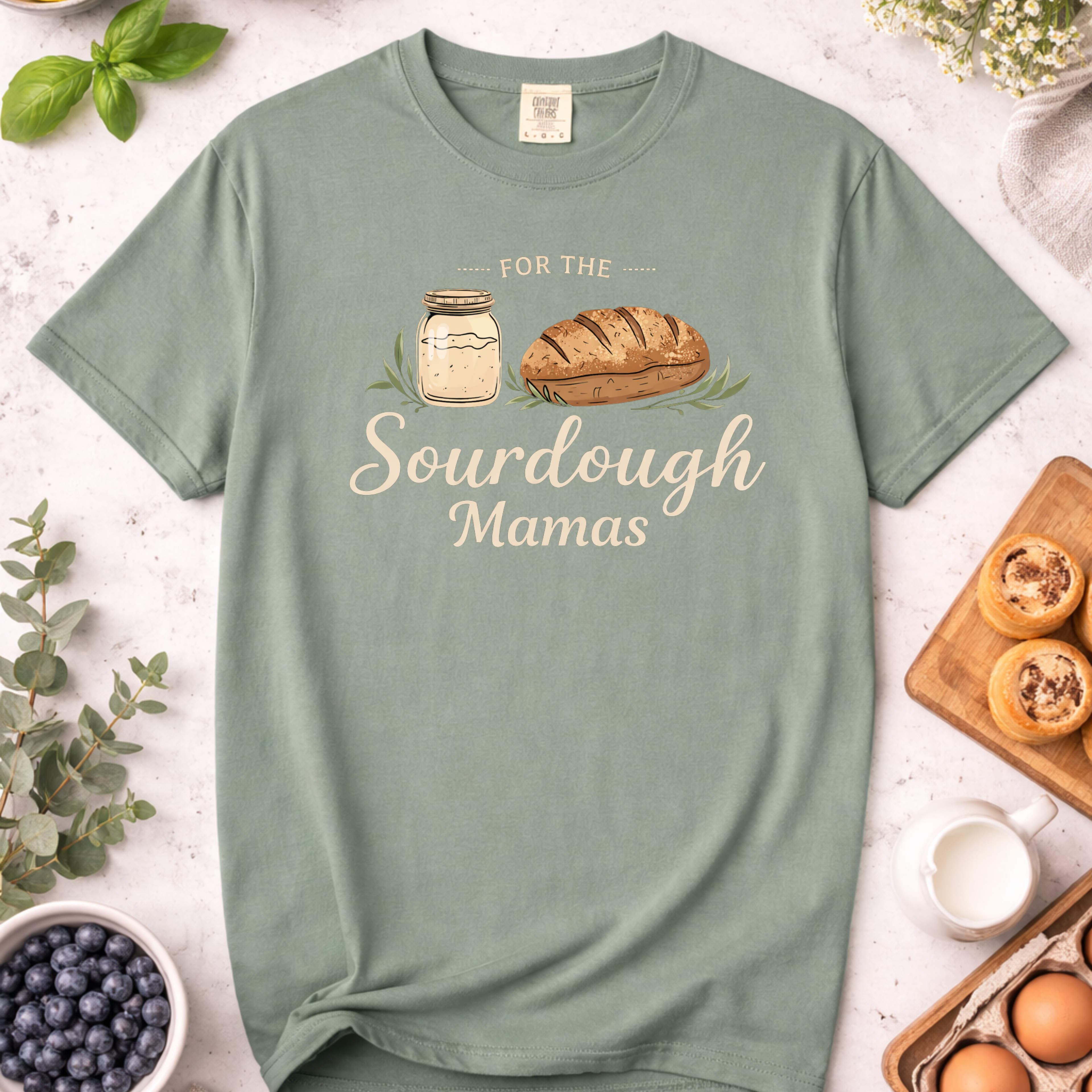 Sourdough Mama T-Shirt — Baking Mom Gift