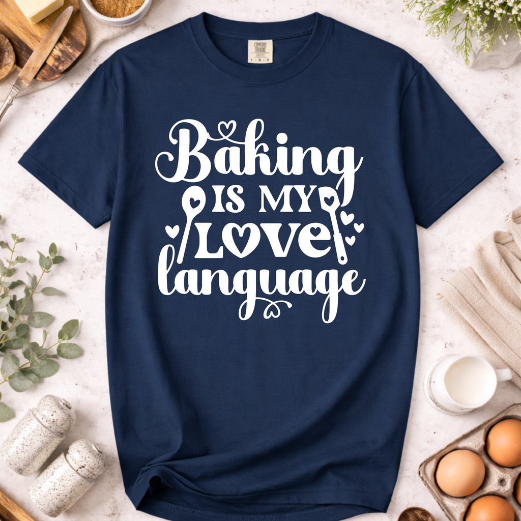 Baking Is My Love Language T-Shirt — Cute Baker Gift