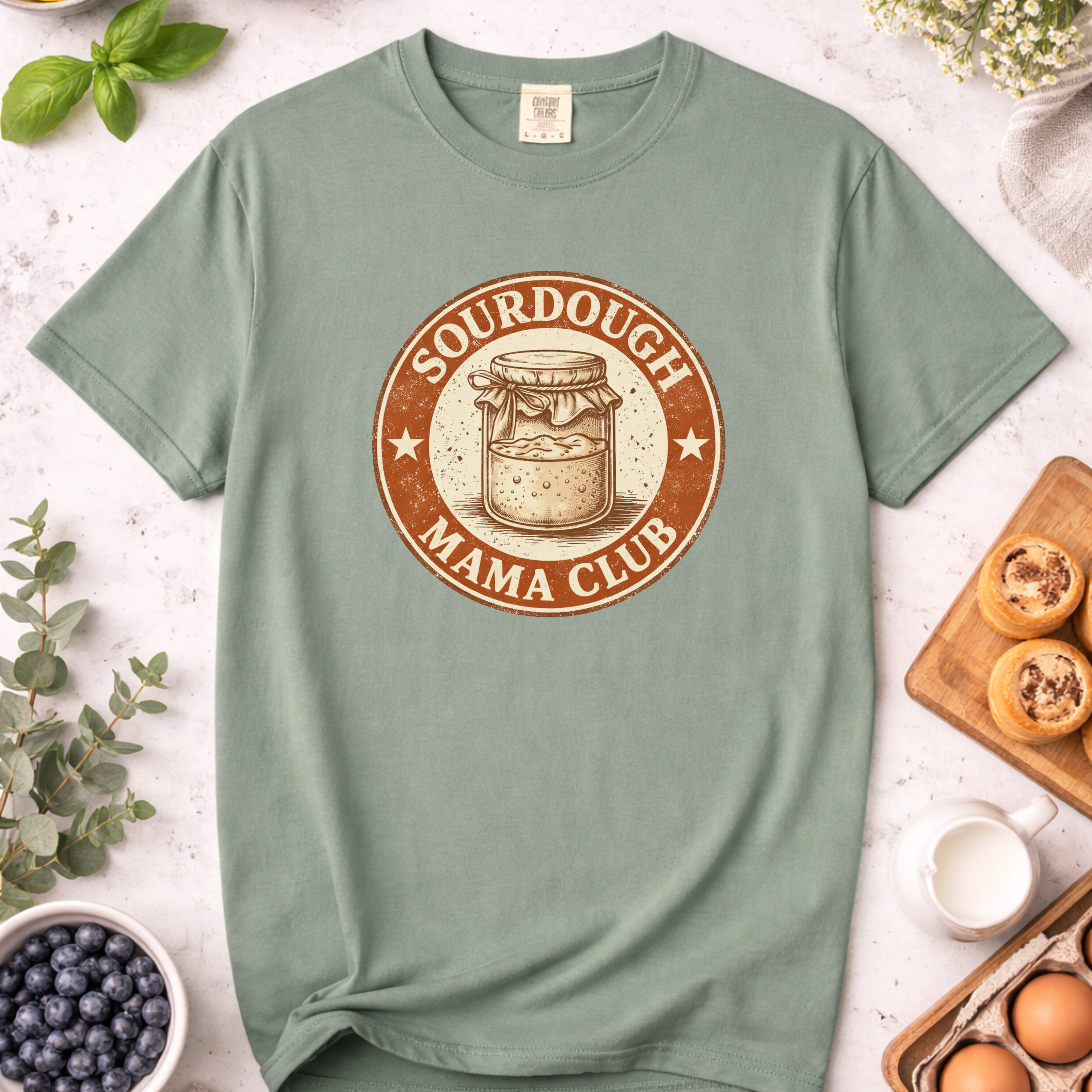 Sourdough Mama Club T-Shirt — Baker Mom Gift