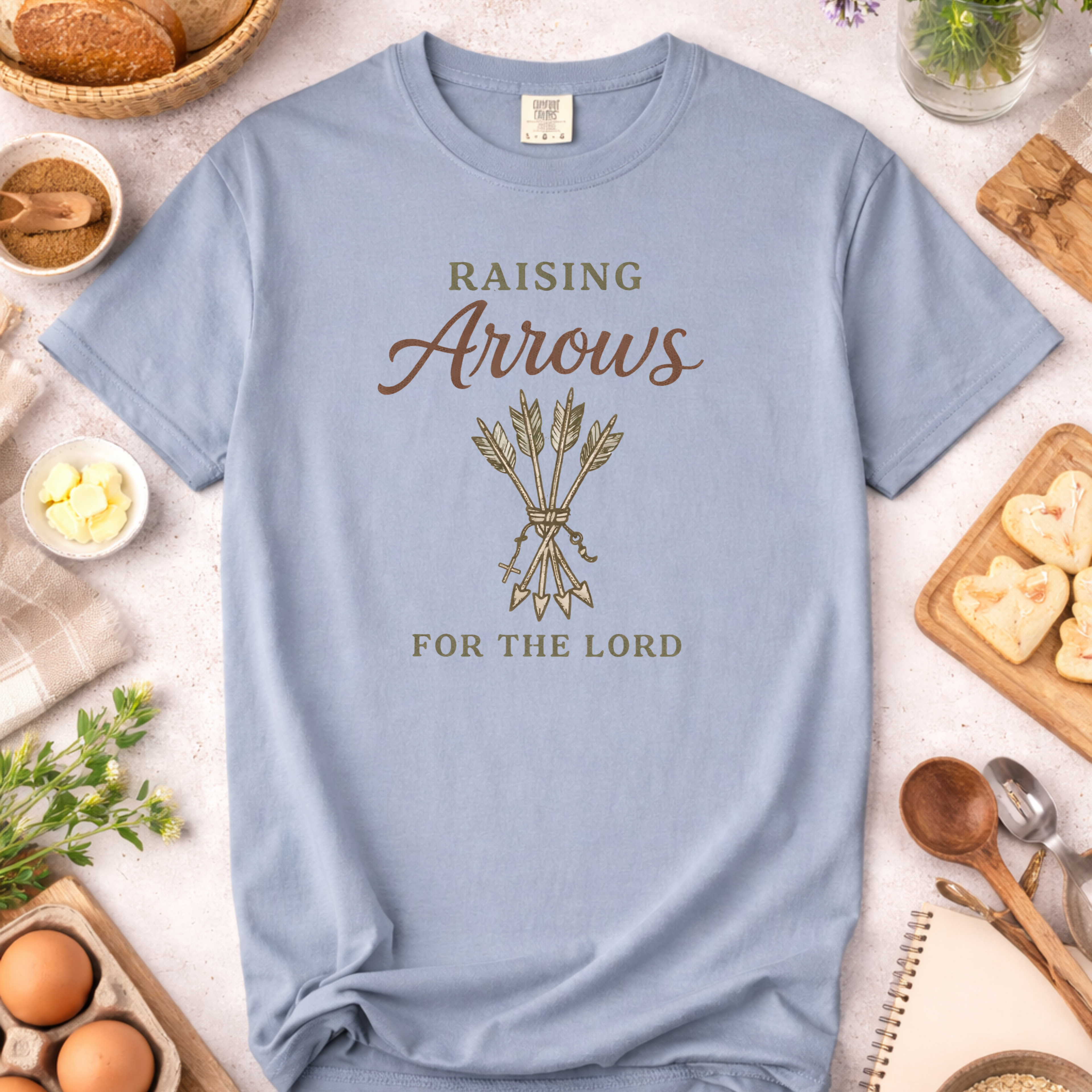 Raising Arrows for the Lord Christian Mom T-Shirt