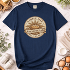 Baking Mom T-Shirt — Simple Life, Fresh Bread, Full Heart