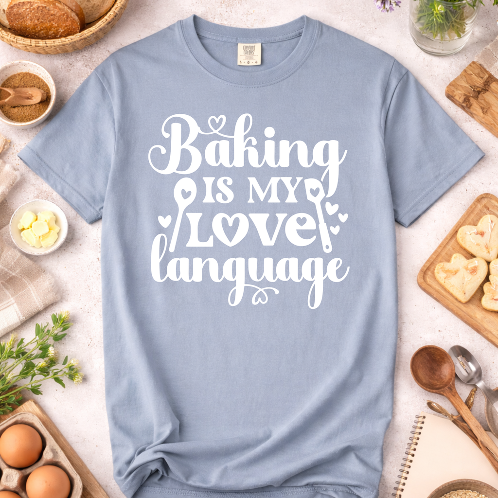 Baking Is My Love Language T-Shirt — Cute Baker Gift
