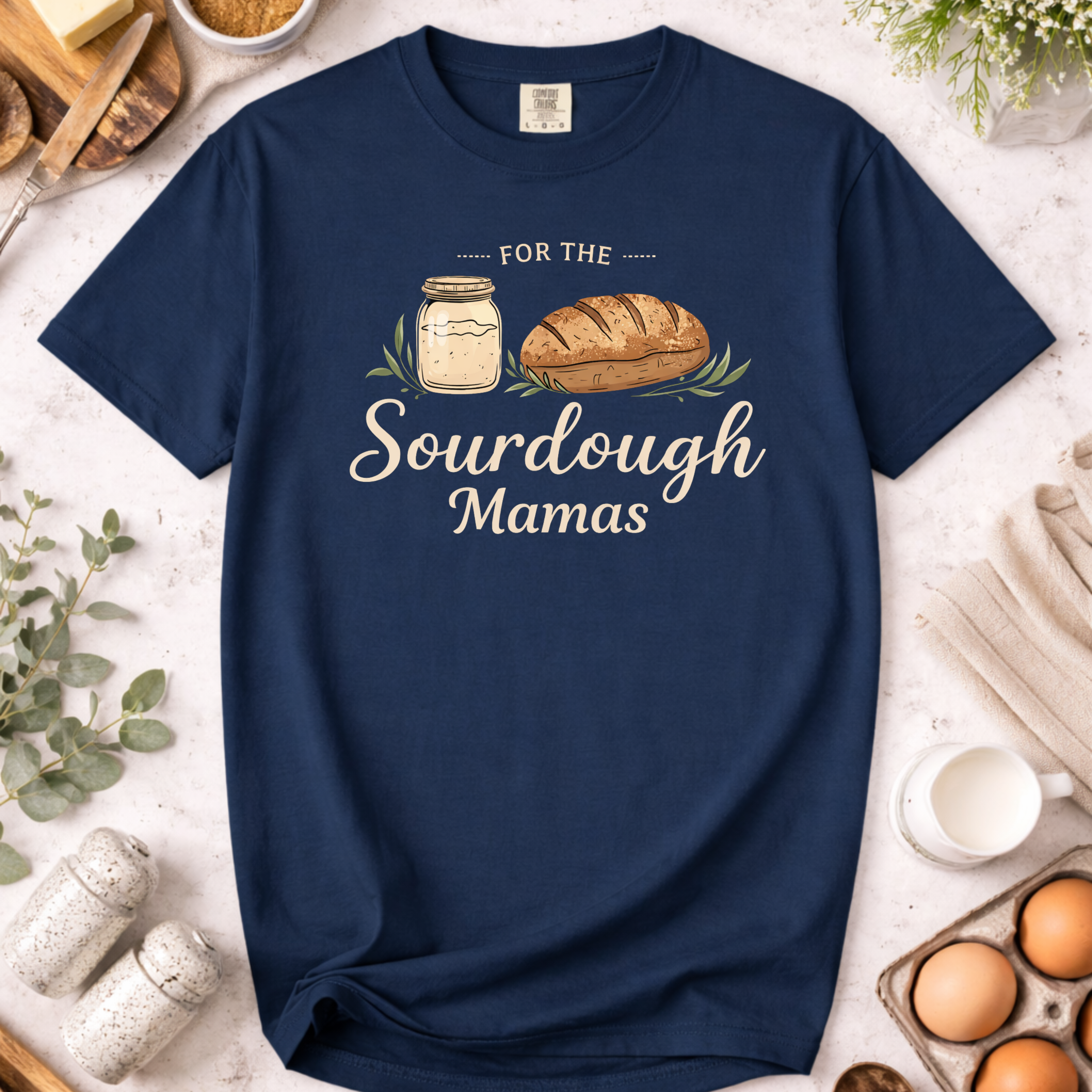 Sourdough Mama T-Shirt — Baking Mom Gift