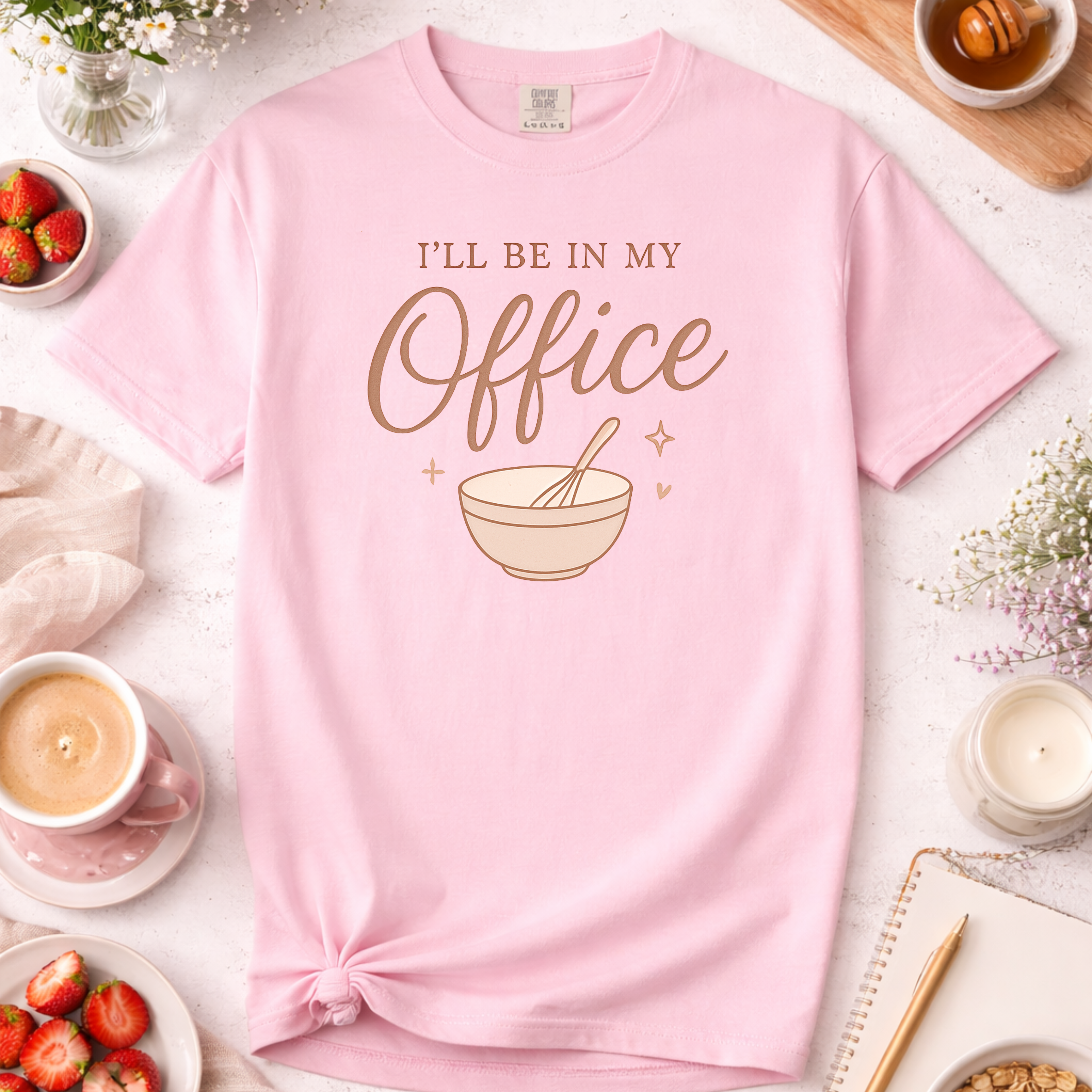 I'll Be in My Office Baking T-Shirt — Funny Baker Chef Tee