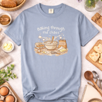 Baking Through the Chaos Mom T-Shirt — Funny Baking Mom Tee