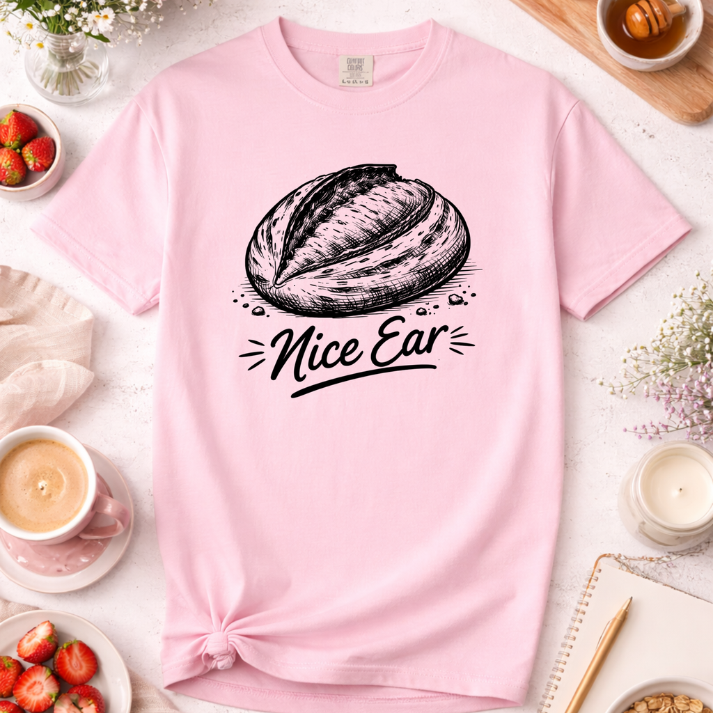 Nice Ear Sourdough Baking Humor T-Shirt