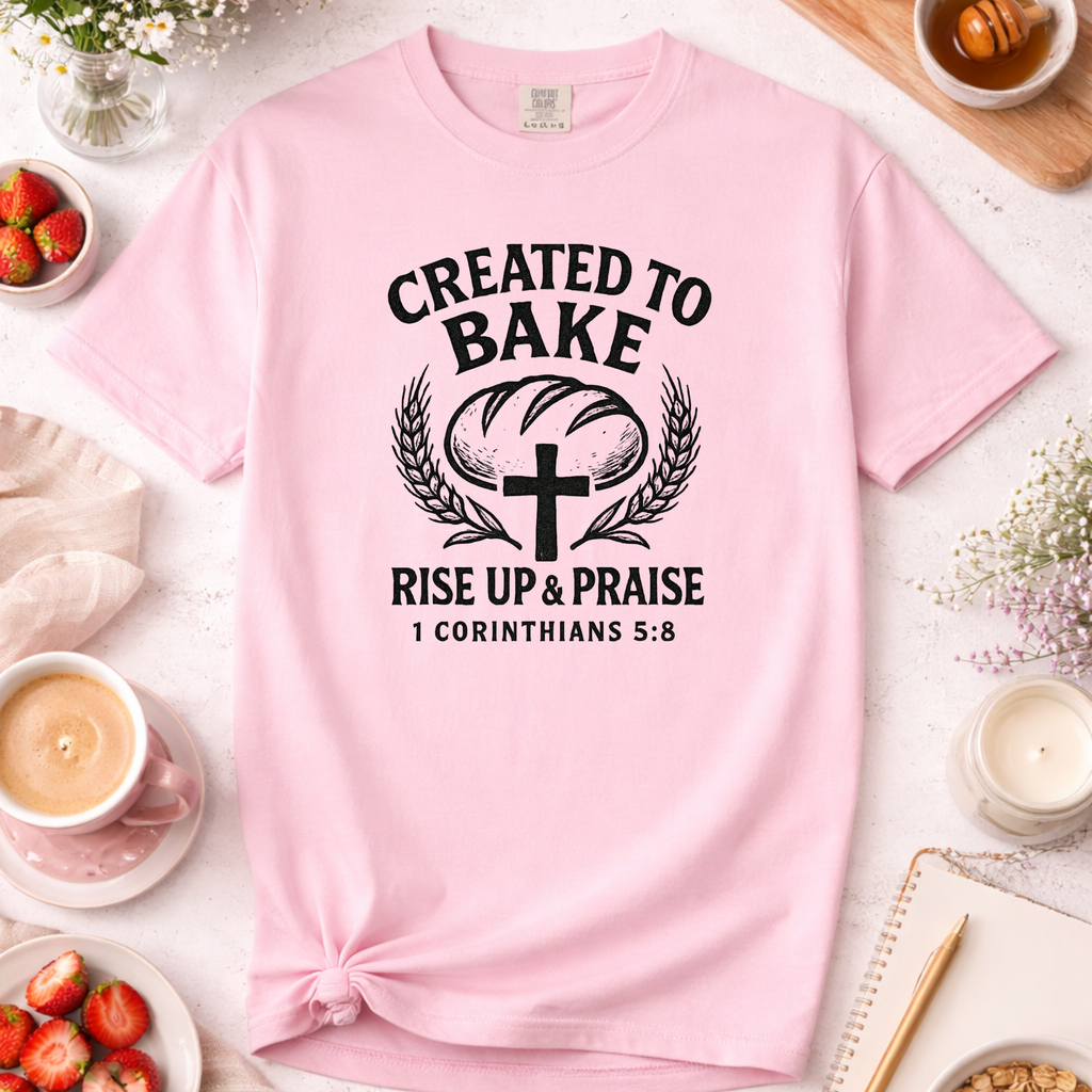 Created to Bake Christian T-shirt
