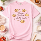 I Measure Chocolate with My Heart — Funny Baking Shirt for Bakers