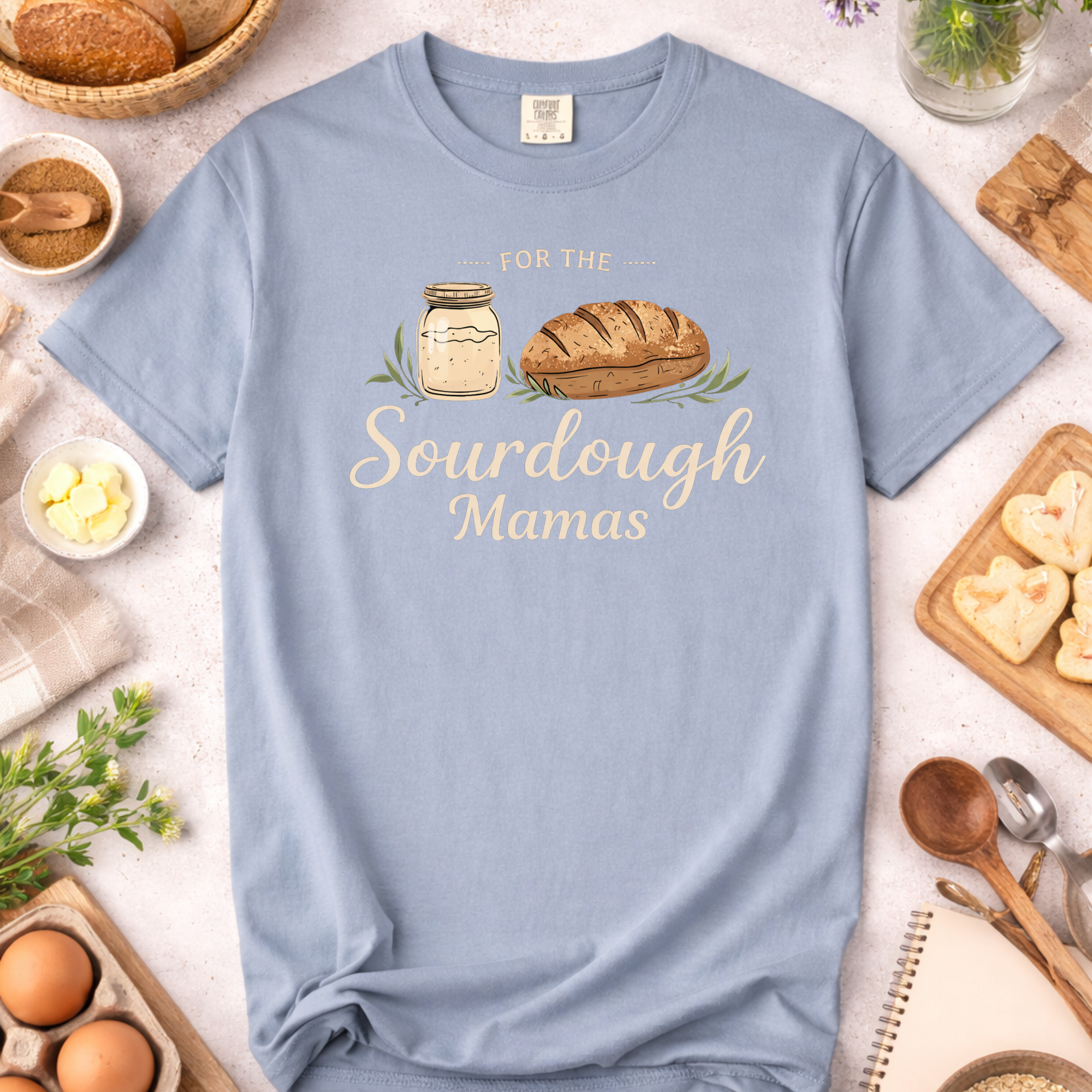 Sourdough Mama T-Shirt — Baking Mom Gift