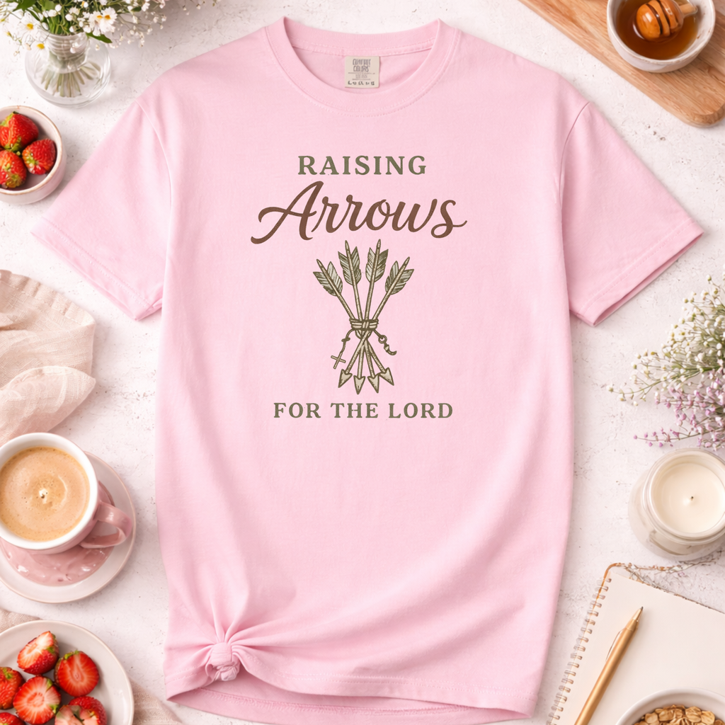 Raising Arrows for the Lord Christian Mom T-Shirt