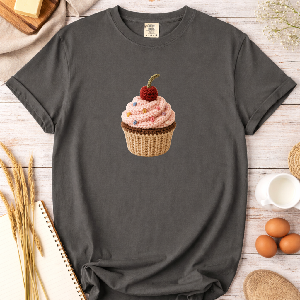 Crochet Cupcake T-Shirt