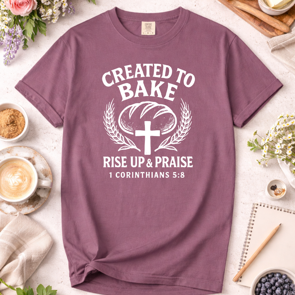 Created to Bake Christian T-shirt