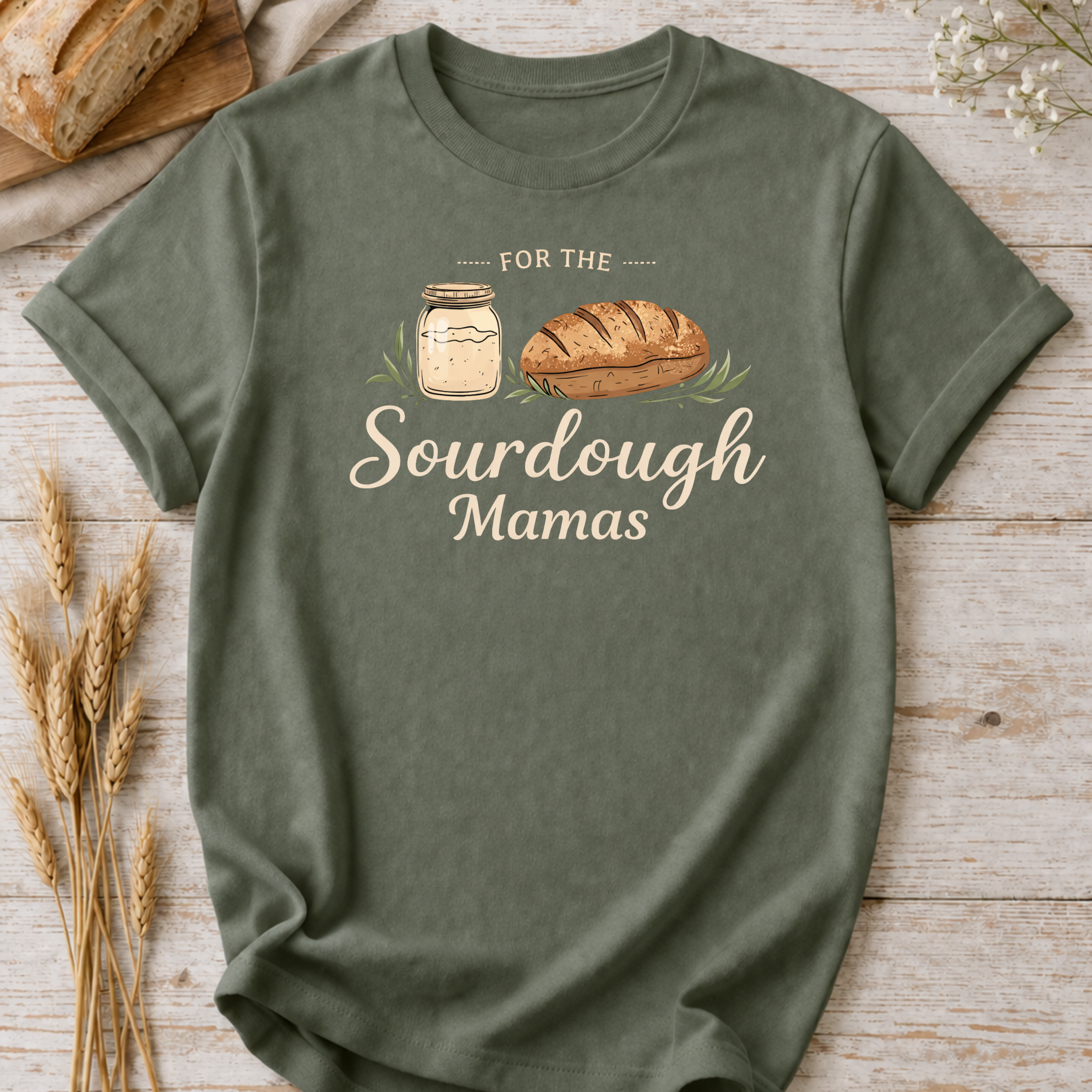 Sourdough Mama T-Shirt — Baking Mom Gift