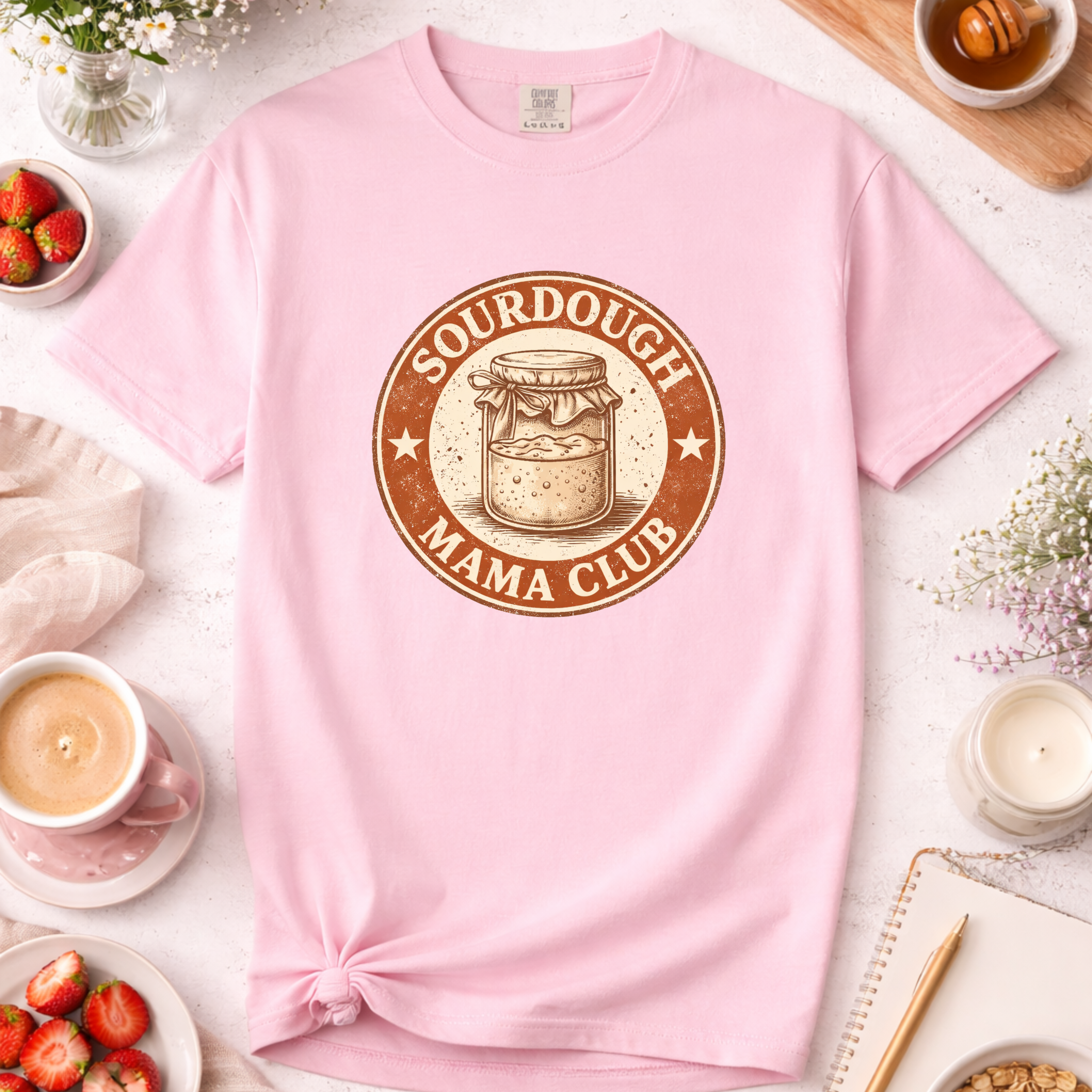 Sourdough Mama Club T-Shirt — Baker Mom Gift